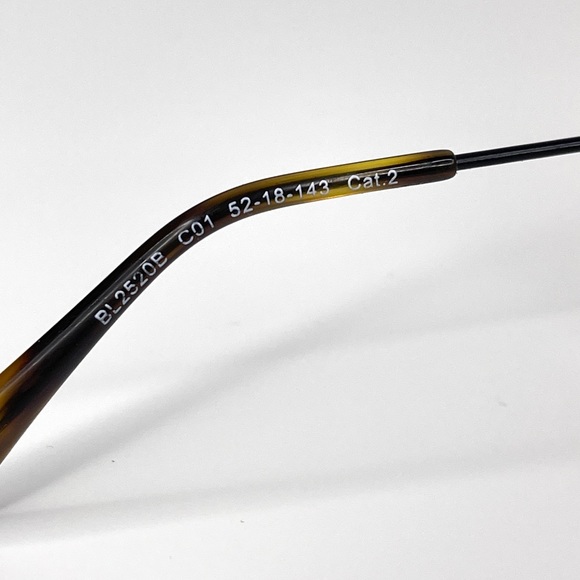 BALMAIN 52mm Round Sunglasses Gold Made In France main image 4